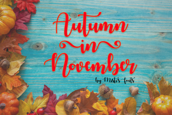 Autumn in November: A Typeface That Captures Seasonal Warmth