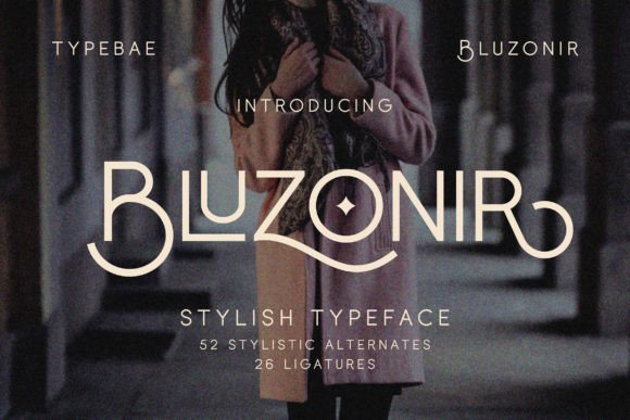 Bluzonir: A Modern Typeface for Bold Branding and Design