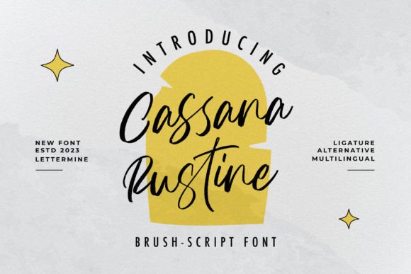 Cassana Rustin: An Elegant Script for Timeless Designs
