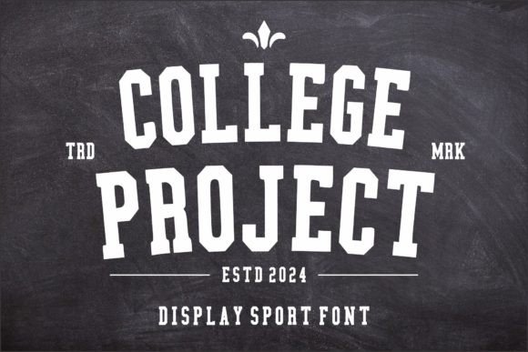 College Project: The Bold Typeface for Athletic Branding