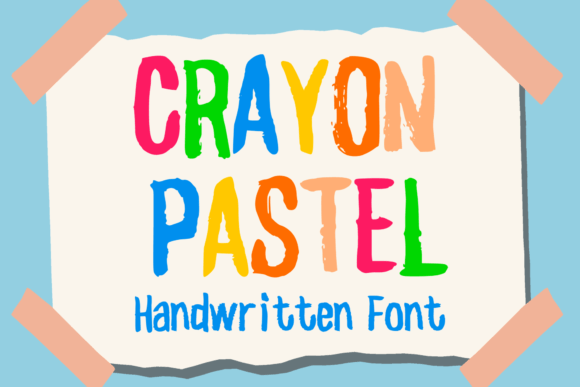 Crayon Pastel: The Playful Typeface for Authentic Branding
