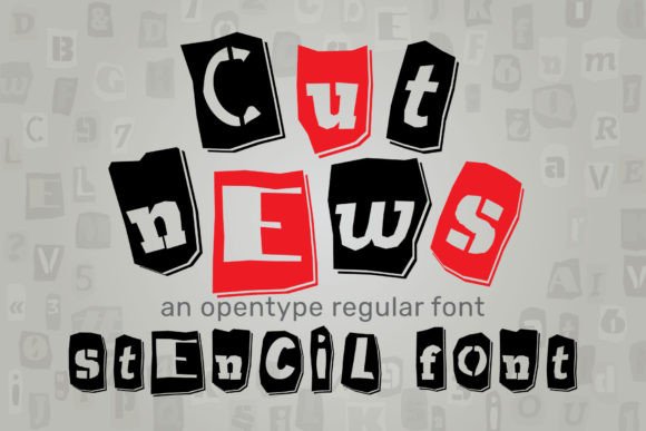 Cut News: A Typeface with Bold, Handcrafted Character