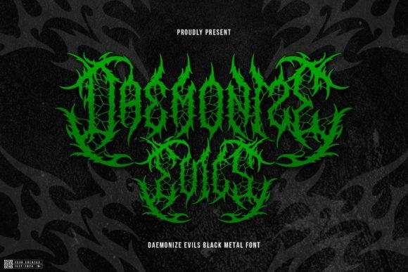 Daemonize Evils: The Typeface That Captures Gothic Intensity