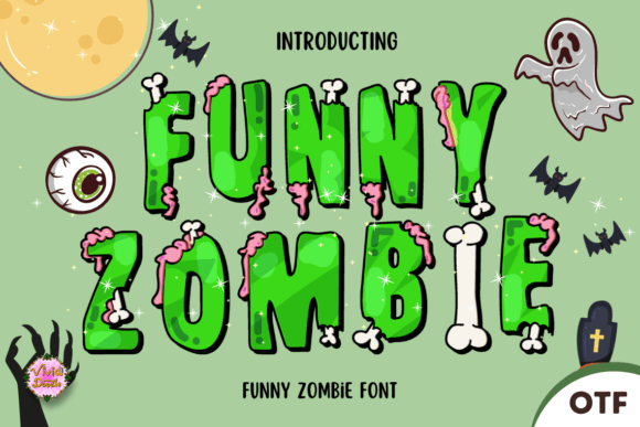 Funny Zombie Font: A Ghoulishly Good Typeface for Spooky Season
