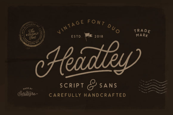 Headley Duo: A Vintage Font Pairing for Timeless Design