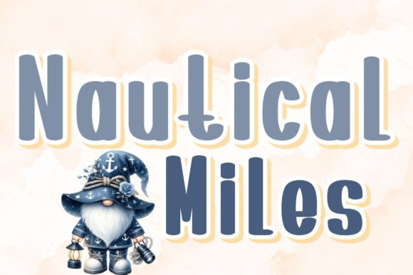 Nautical Miles Font: A Handwritten Typeface for Creative Projects