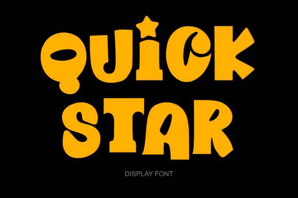 Quick Star: The Playful Display Font with Serious Creative Potential