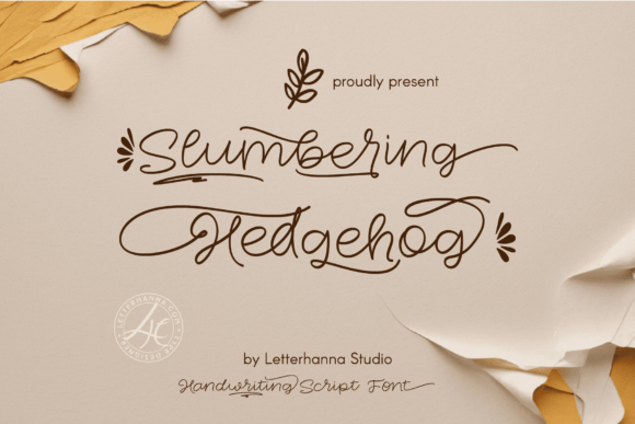 Slumbering Hedgehog: A Font That Whispers 
