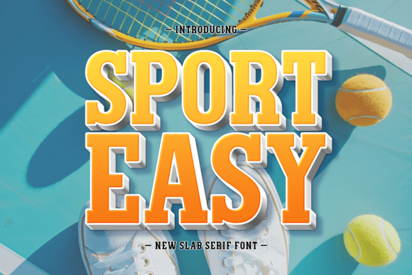 Sport Easy: A Slab Serif Font That Commands Attention