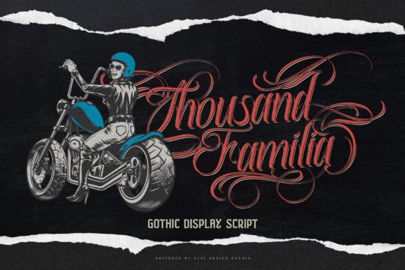 Thousand Familia: The Script Font with Streetwise Soul