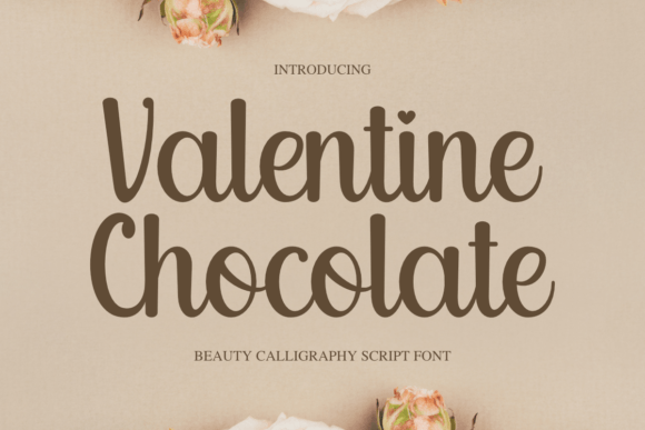 Valentine Chocolate: A Sweet Script for Elegant Designs